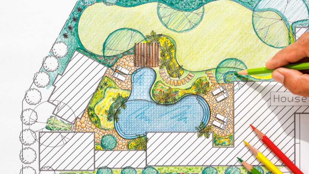 2D landscape design